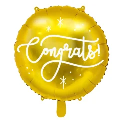 Balon Congrats Foliowy Blyszczacy Fi 35 Cm