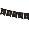 Baner New Year Ze Zlotym Napisem 2,5 M