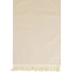 Bieznik Summer Z Fredzelkami Bezowy 40X160 Cm