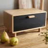 Chlebak Bambou Czarny 35X23 Cm