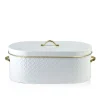 Chlebak Sandy White Ze Zlotymi Elementami 18X34 Cm