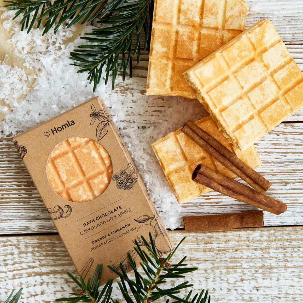 Czekolada Musujaca Bath Chocolate Orange & Cinnamon Pomarancza I Cynamon