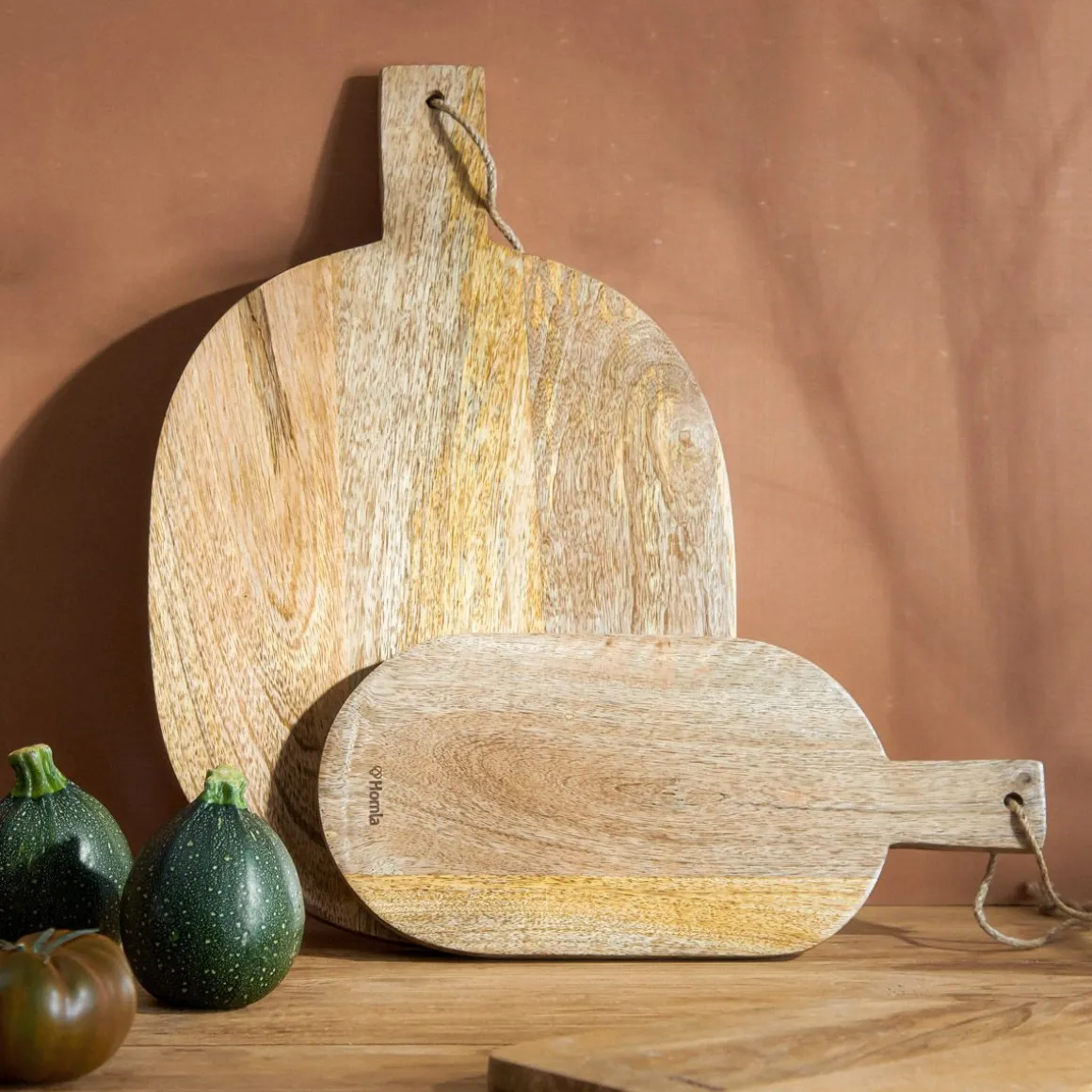 Deska Soser Mango Drewniana Z Uchwytem 42X27 Cm