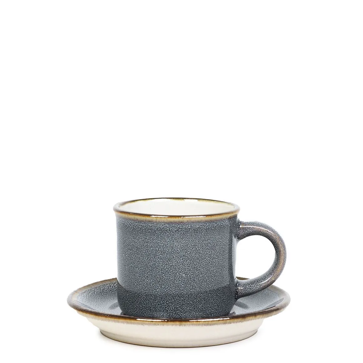 Filizanka Larisa Do Espresso Ze Spodkiem Szara 0,08 L