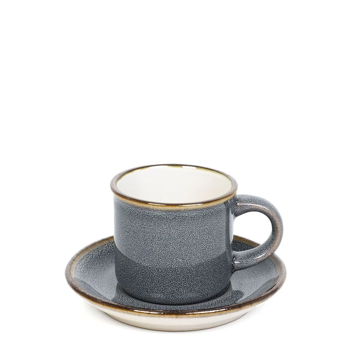 Filizanka Larisa Do Espresso Ze Spodkiem Szara 0,08 L