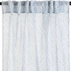 Firanka Malica W Drobny Granatowy Wzor 140X250 Cm