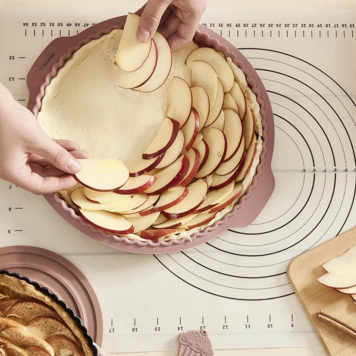 Forma Easy Bake Na Tarte Silikonowa Rozowa 31 Cm
