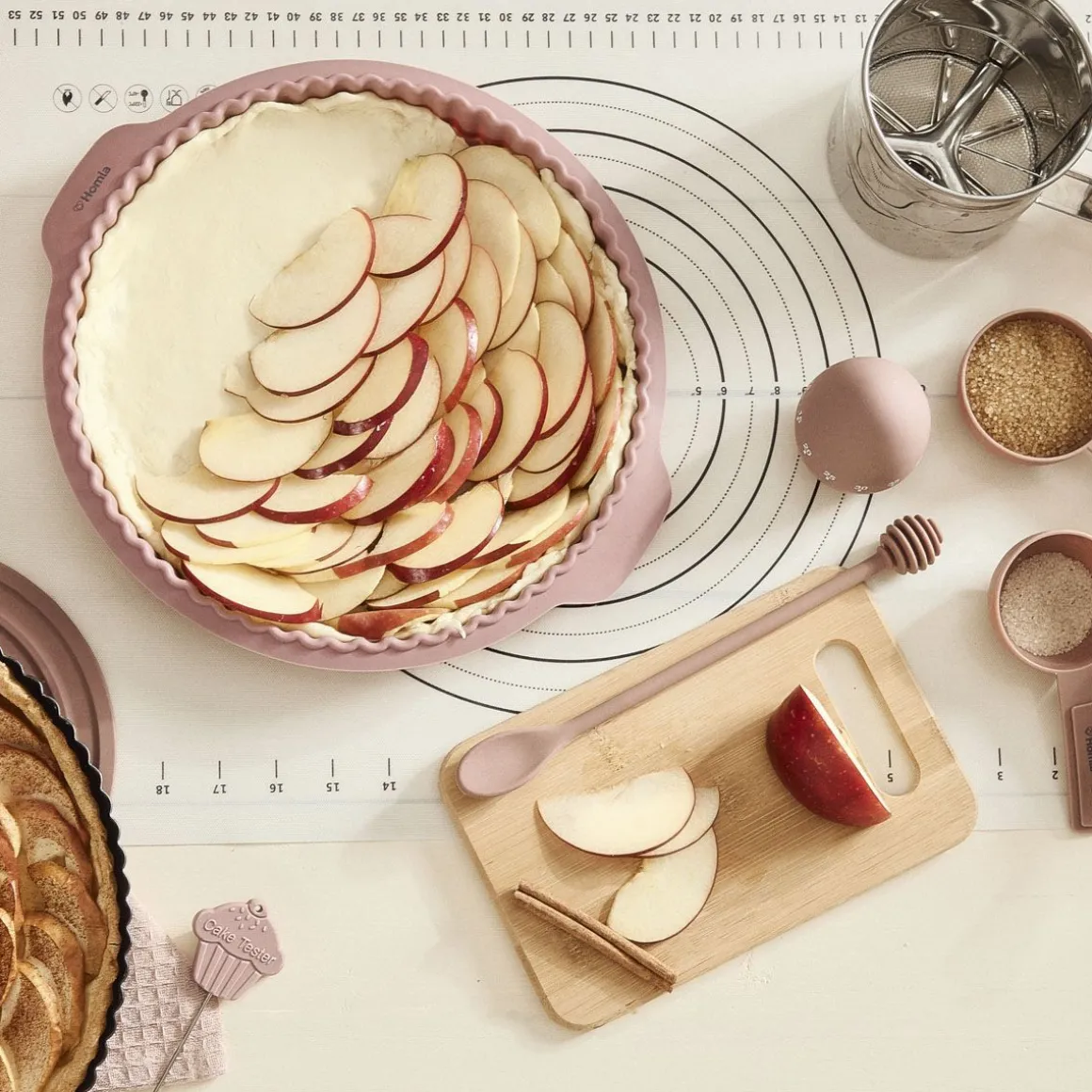 Forma Easy Bake Na Tarte Silikonowa Rozowa 31 Cm