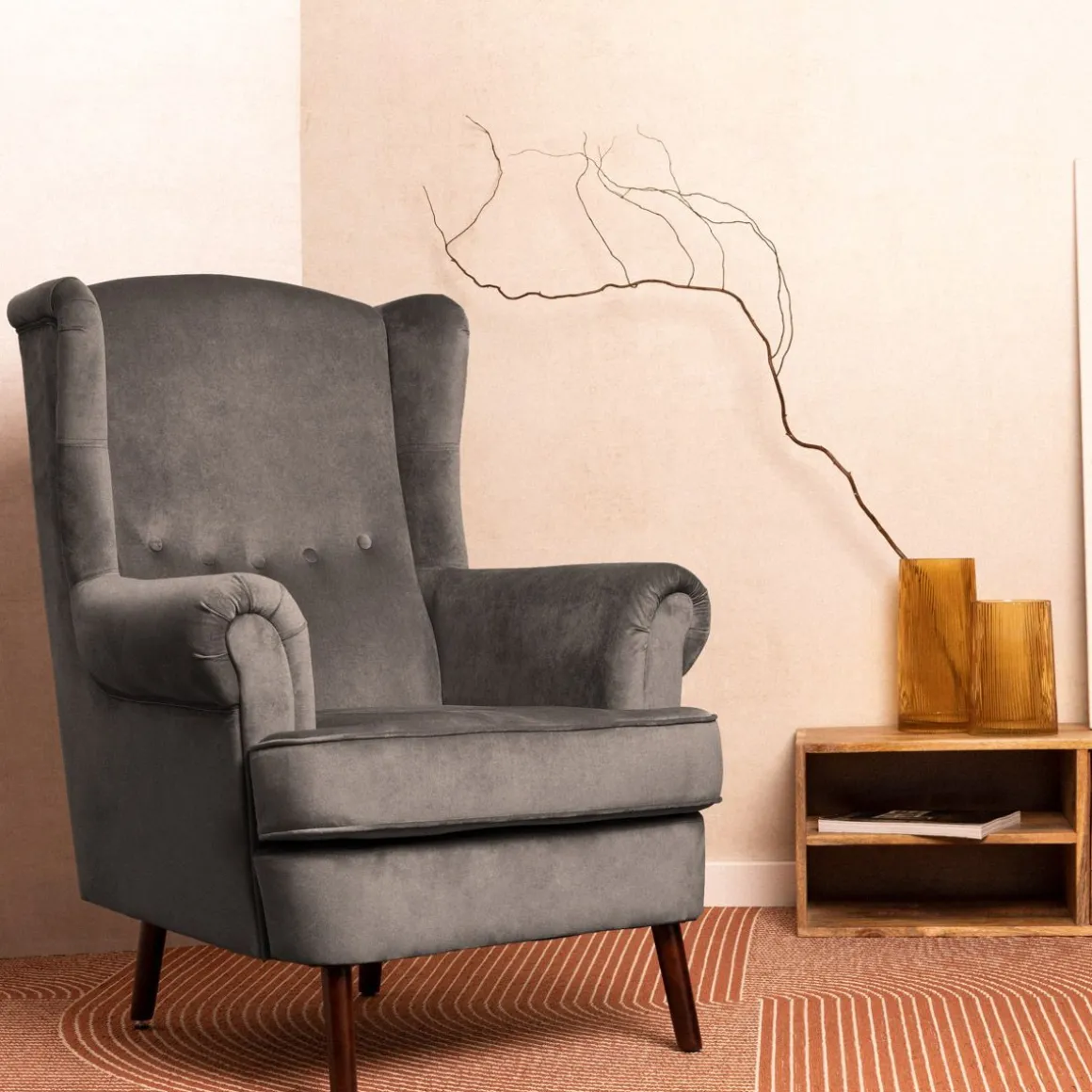 Fotel Fossby 86X85X108 Cm