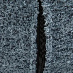 Fotel Lunaire Obrotowy W Tkaninie Teddy Boucle Granatowy 86X76X87 Cm