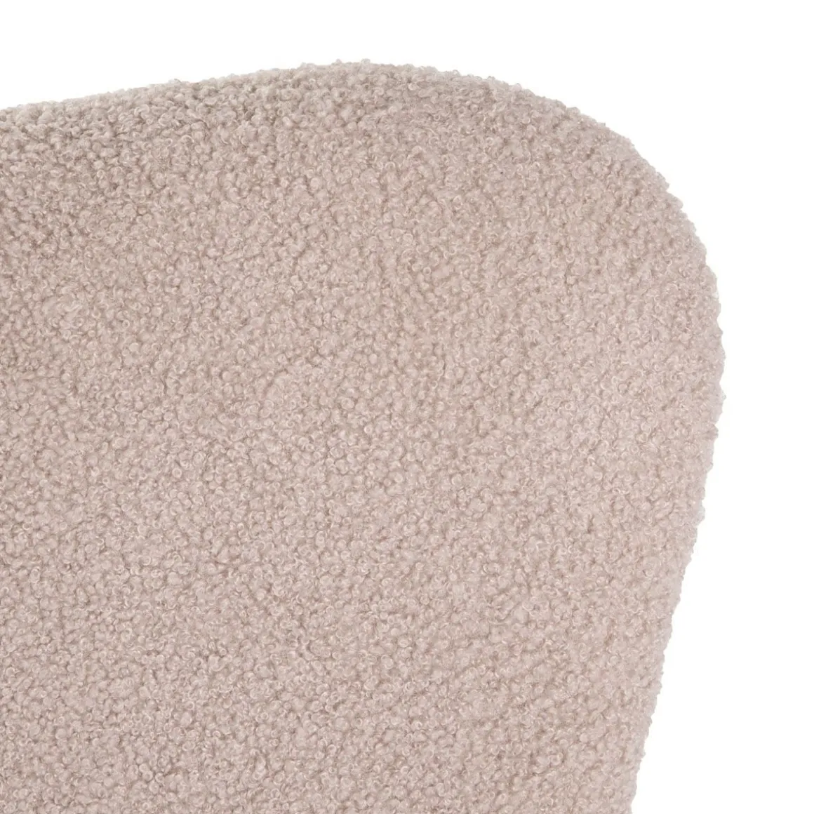 Fotel Lunnie Bujany W Tkaninie Teddy Boucle 67X78X92 Cm