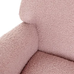 Fotel Lunnie Bujany W Tkaninie Teddy Boucle 67X78X92 Cm