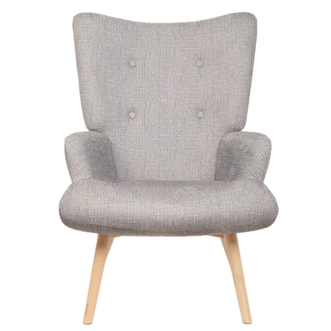 Fotel Moss Pop W Tkaninie Ciemnobezowy 72X73X96Cm
