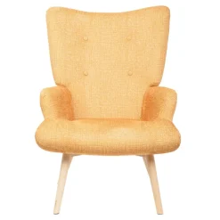 Fotel Moss Pop W Tkaninie Musztardowy 72X73X96Cm