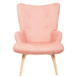Fotel Moss Pop W Tkaninie Rozowy 72X73X96Cm