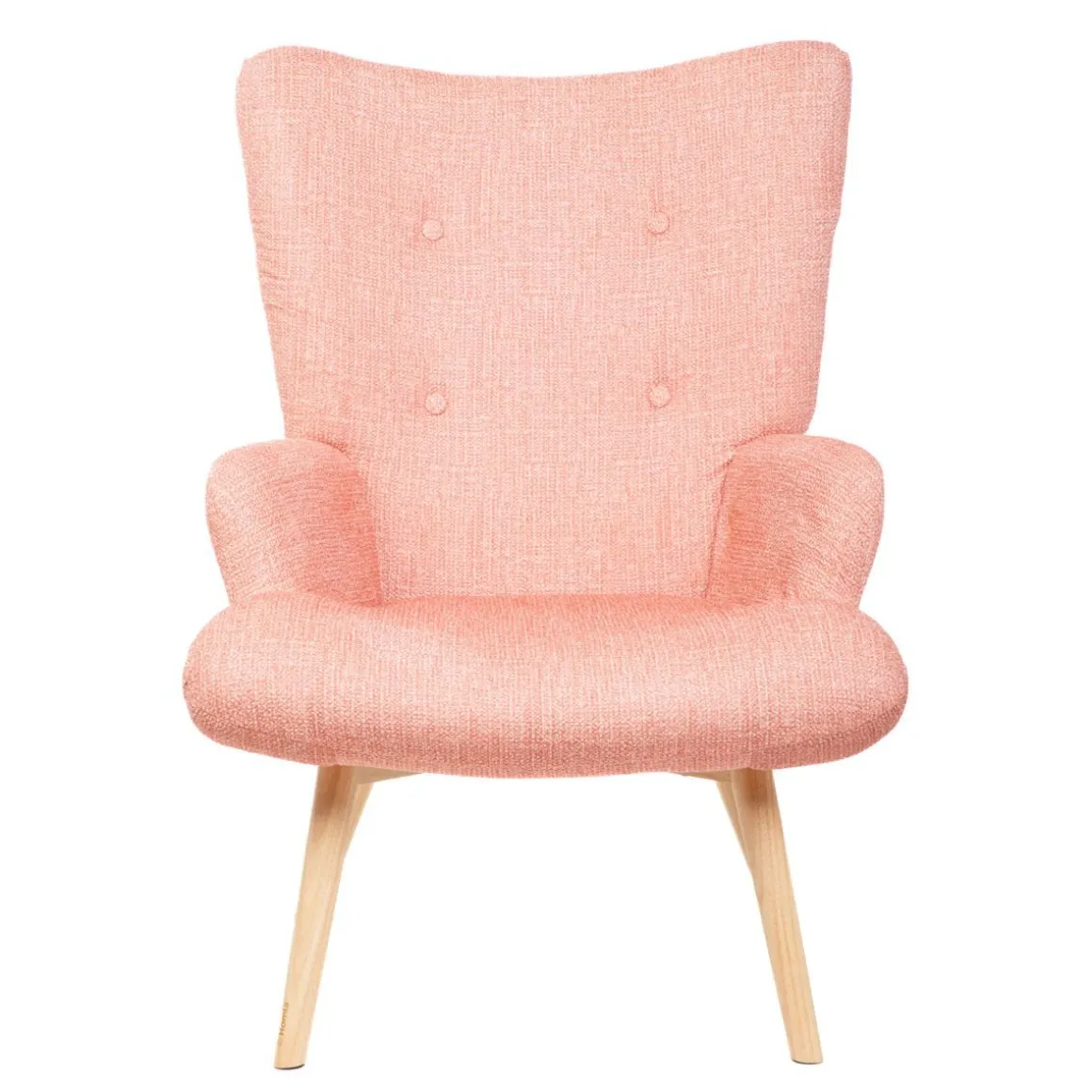 Fotel Moss Pop W Tkaninie Rozowy 72X73X96Cm
