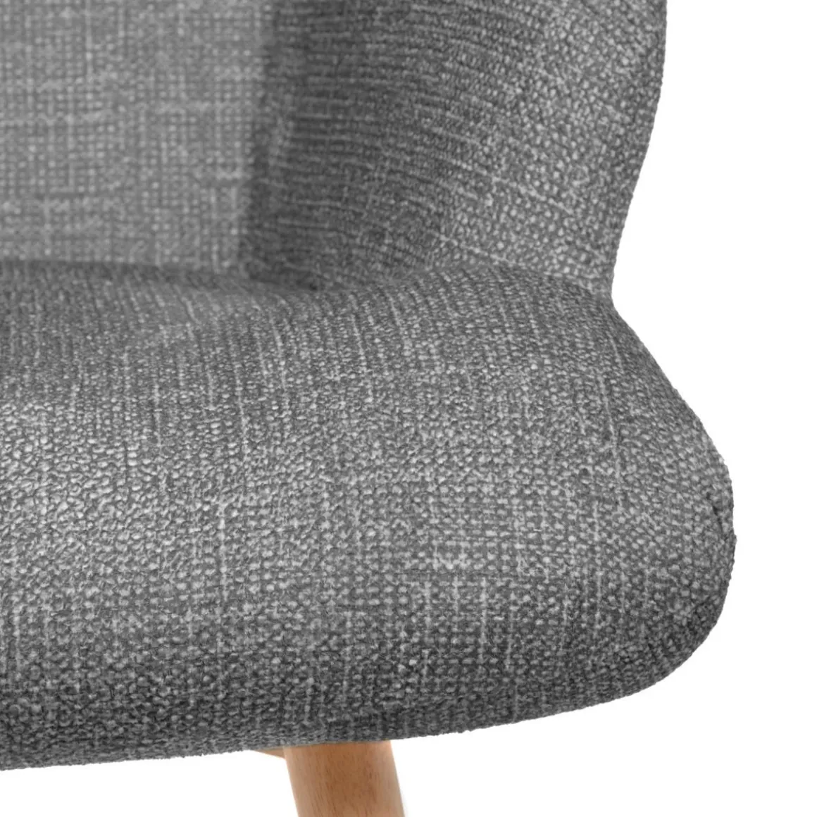 Fotel Moss Pop W Tkaninie Szary 72X73X96Cm