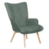 Fotel Moss Pop W Tkaninie Zielony 72X73X96Cm