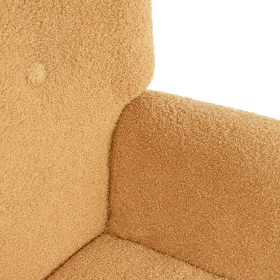 Fotel Moss Teddy Boucle W Tkaninie Teddy
