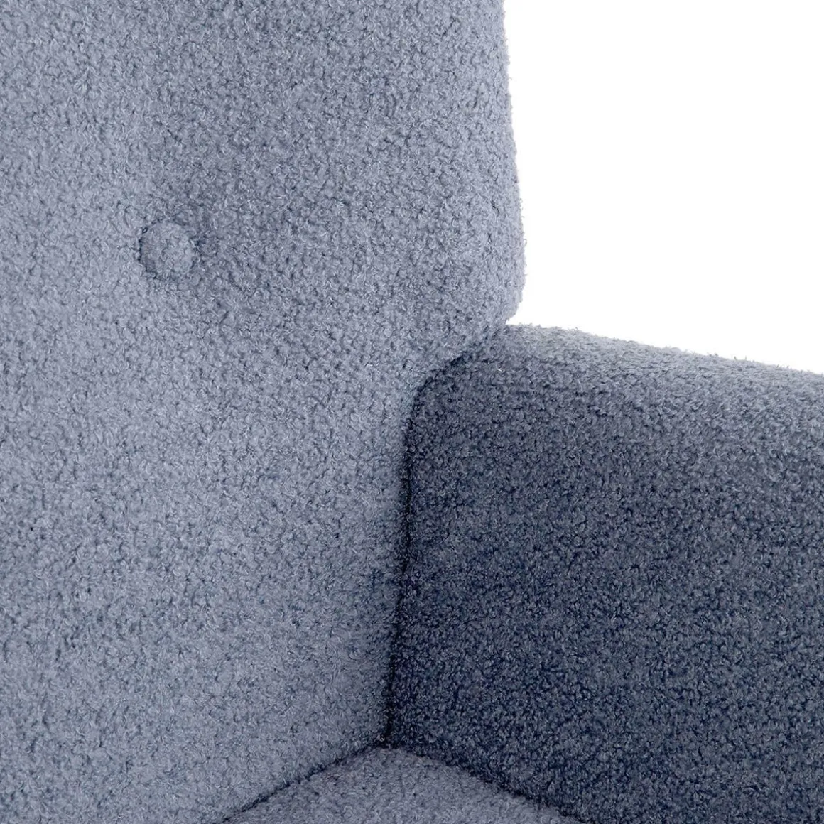 Fotel Moss Teddy Boucle W Tkaninie Teddy