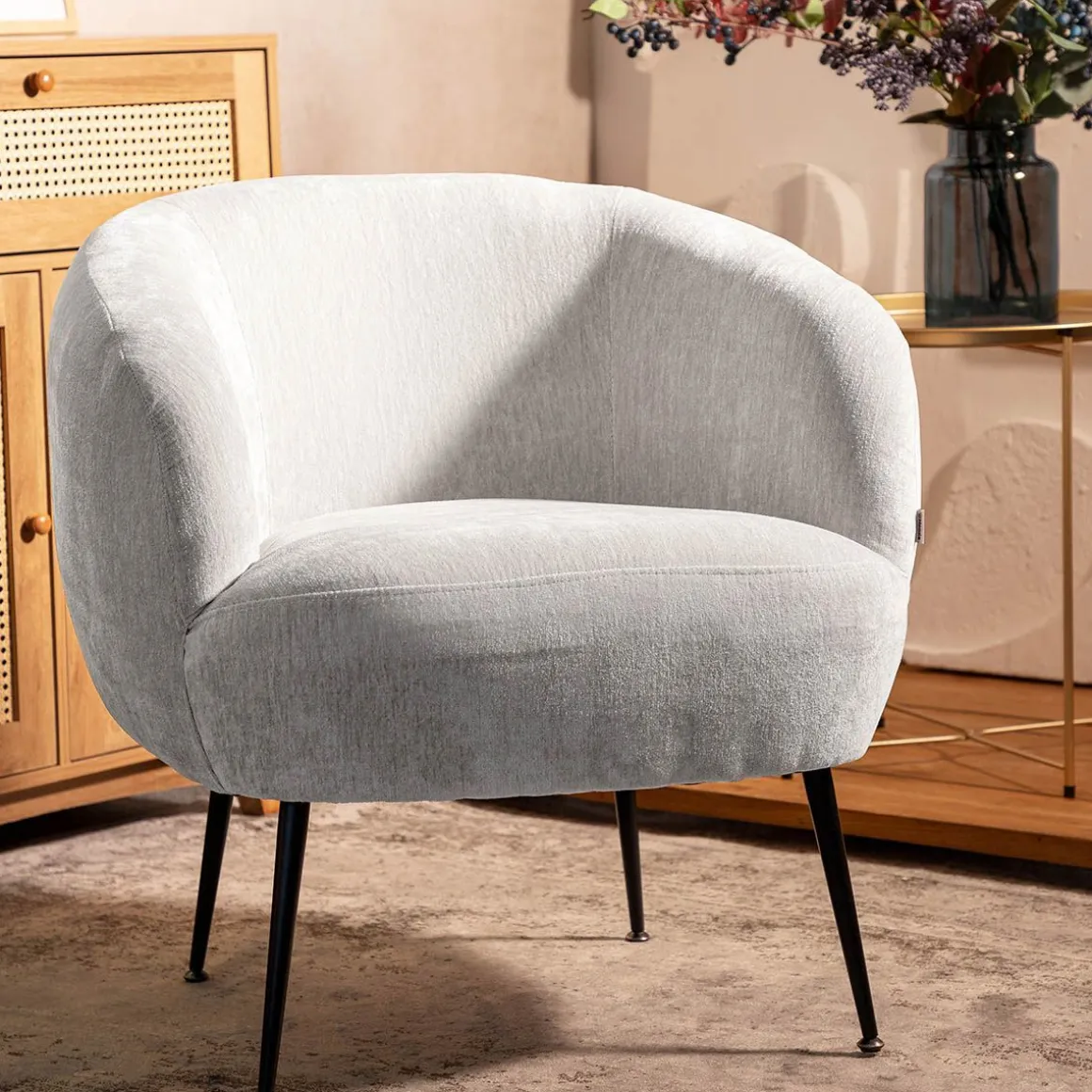 Fotel Pallstol Szenilowy Szary 72X70X74Cm
