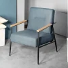 Fotel Veludo Denim 71X70X83 Cm
