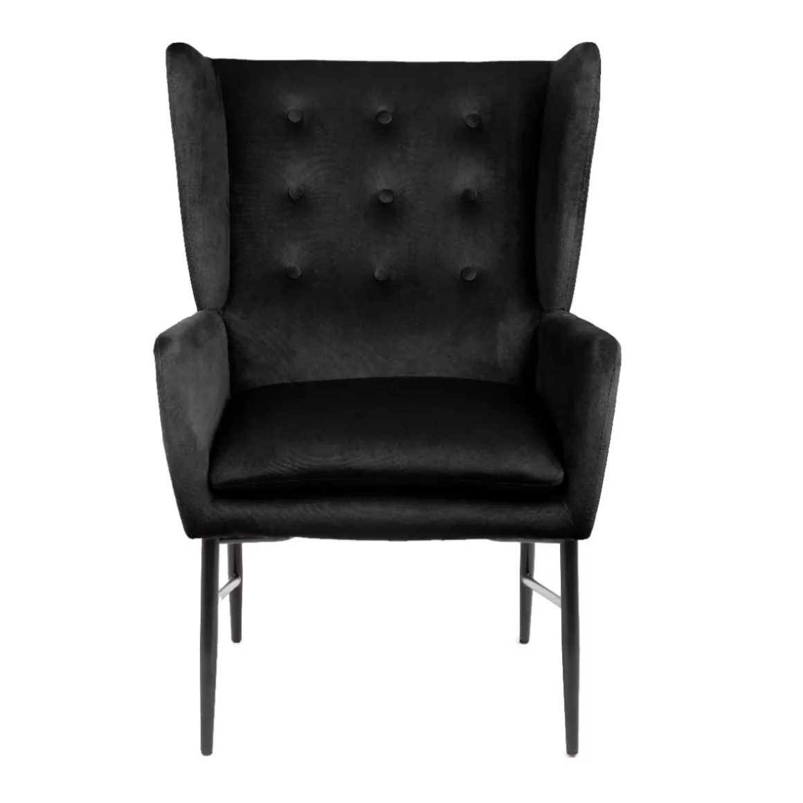 Fotel Vinnande Czarny 97X67X73 Cm