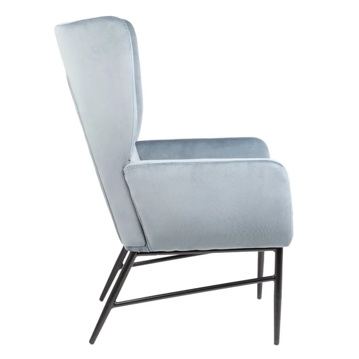 Fotel Vinnande Niebieski 97X67X73 Cm