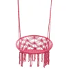 Hustawka Circle Doira Makrama Fuksjowa 82X60X115-138 Cm
