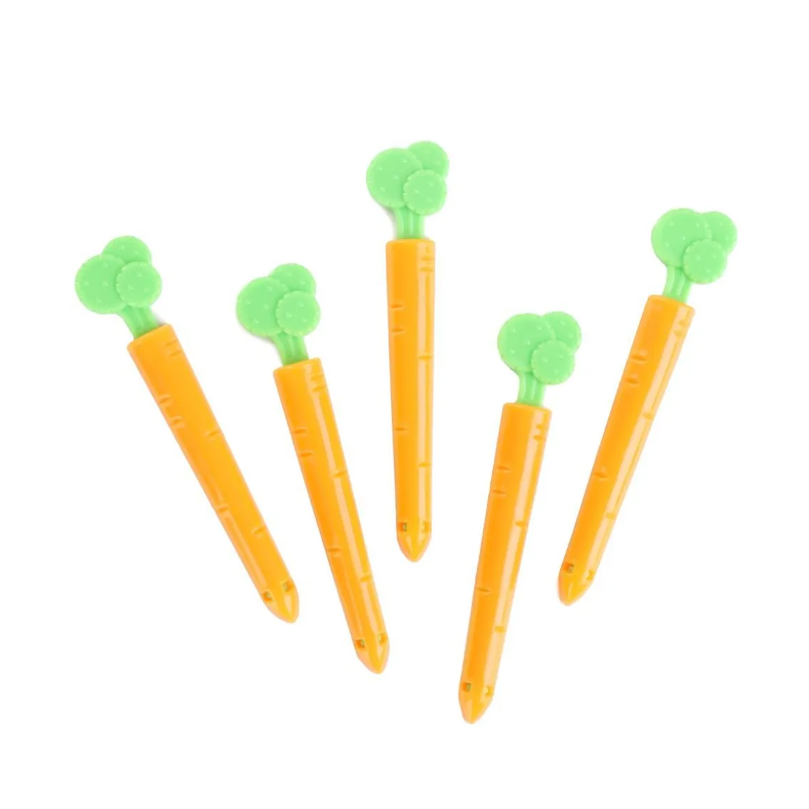 Klipsy Carrot Spozywcze Marchewki 5Szt