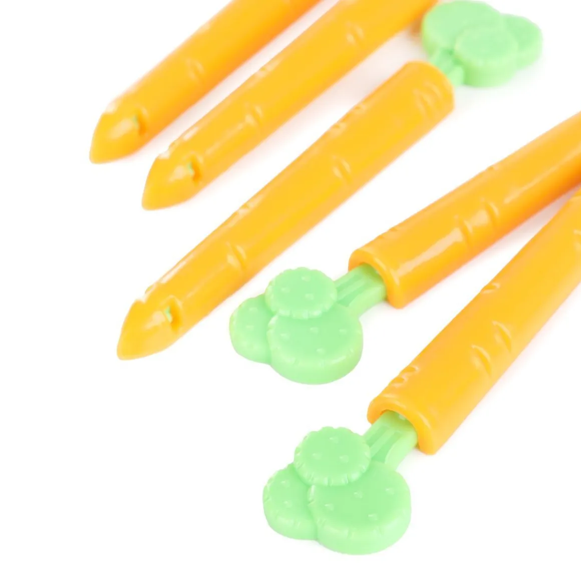 Klipsy Carrot Spozywcze Marchewki 5Szt