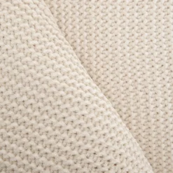 Koc Chenille Szenilowy Ecru 130X170 Cm