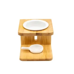 Kominek Bamboo Do Olejkow I Woskow Zapachowych 12X12X11 Cm
