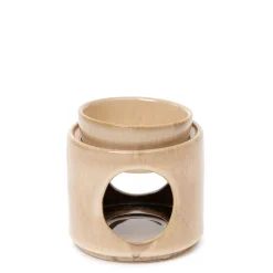 Kominek Soleto Ceramiczny Bezowy 9X9X10 Cm