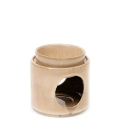 Kominek Soleto Ceramiczny Bezowy 9X9X10 Cm