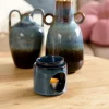 Kominek Soleto Ceramiczny Granatowy 9X9X10 Cm