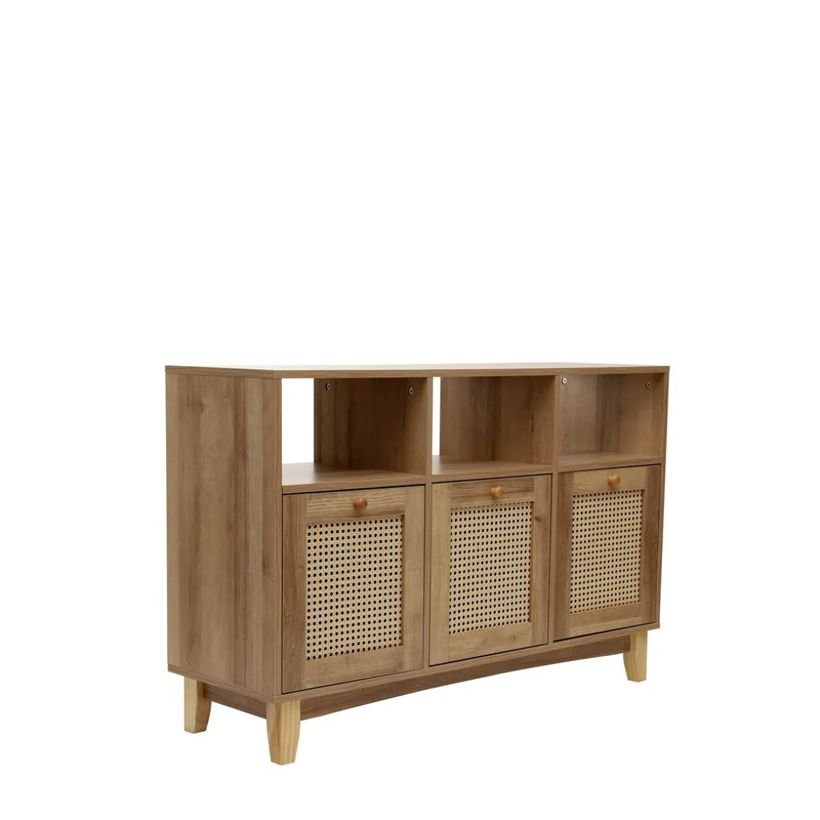 Komoda Notto Z Rattanem 110X35X72 Cm