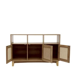 Komoda Notto Z Rattanem 110X35X72 Cm