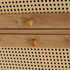 Komoda Notto Z Rattanem 74X35X86 Cm