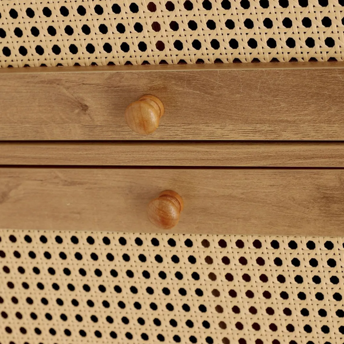 Komoda Notto Z Rattanem 74X35X86 Cm
