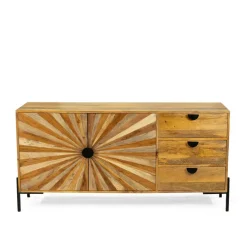 Komoda Tropea Lite Drewno Mango Z Akacja 150X40X75 Cm