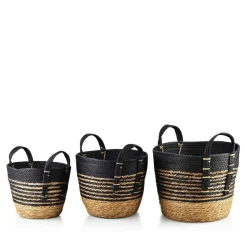 Komplet Koszy Bali 30X24 Cm; 26X22 Cm; 20X18 Cm 3 Szt.