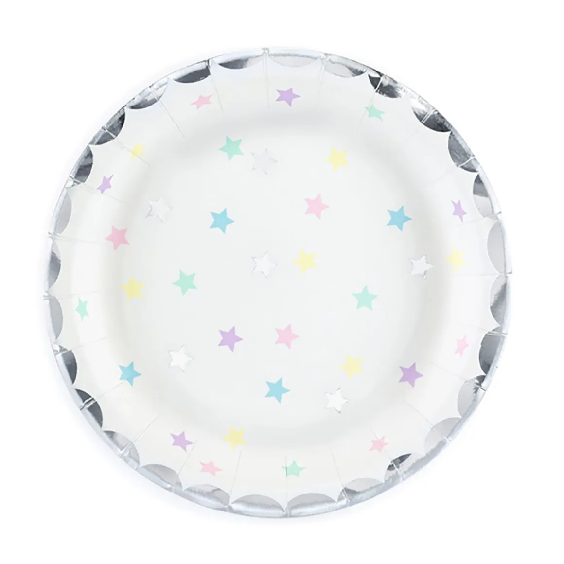 Komplet Talerzy Stars Ze Wzorem W Gwiazdki 6 Szt. Fi 18 Cm