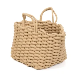 Kosz Do Przechowywania Flavia Bezowy 26X26X21 Cm