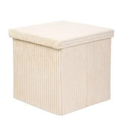 Kosz Do Przechowywania Letia Bezowy 27X27X27 Cm