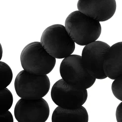Krzeslo Bubble Beam Welurowe Czarne 56,5X52X87 Cm