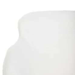 Krzeslo Fluffy Ecru W Tkaninie Teddy 57X60X78 Cm