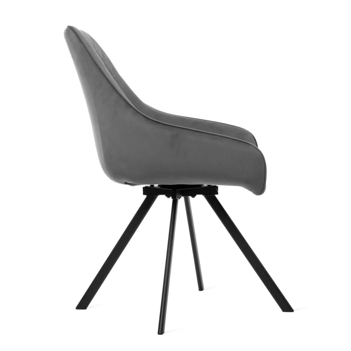 Krzeslo Laurent Obrotowe Biale 54X55X85 Cm, Sh: 50Cm