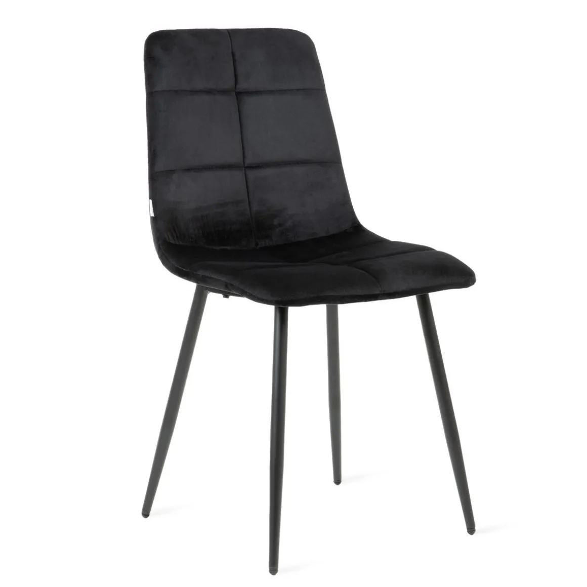 Krzeslo Triss Welurowe Czarne 44X57X88 Cm
