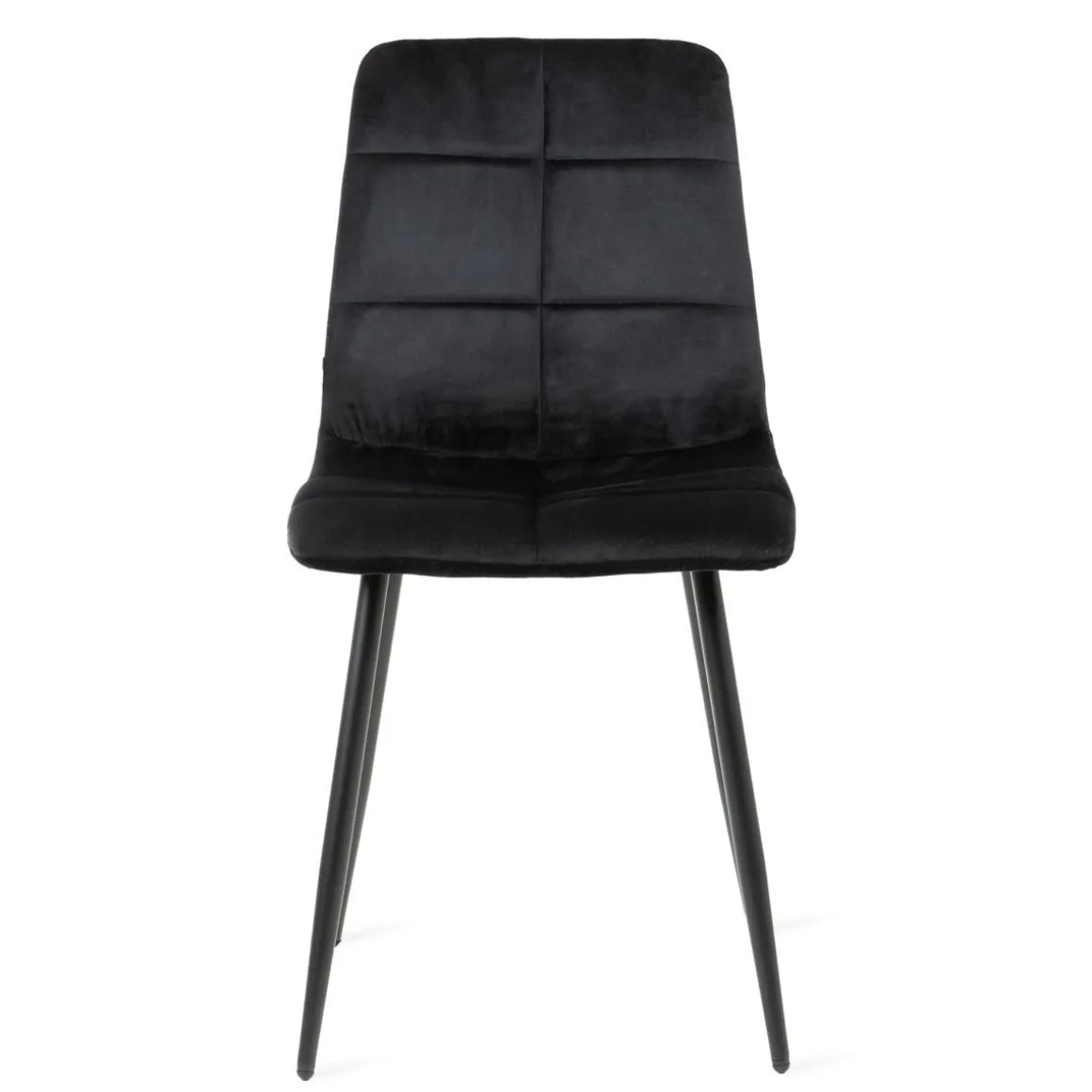 Krzeslo Triss Welurowe Czarne 44X57X88 Cm